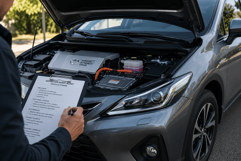Inspection avant achat voiture hybride occasion : tout ce qu’il faut vérifier